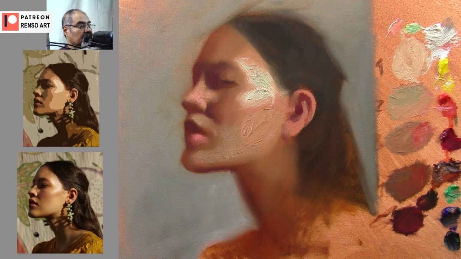 Practicing Values Drawing The Importance of Values in Portrait Painting: A Comprehensive Guide to ...