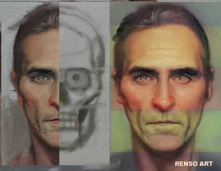 color planes of the face